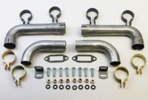 Tailpipes with fitting kit 356A